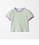 テレコ マルチボーダー Tシャツ 100cm-160cm