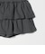 ミニ裏毛 フリル キュロット（ダークグレー）100cm-130cm