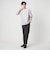 【WEB限定】JUST fit フェイクレイヤード Tシャツ カットソー -吸水速乾・抗菌-