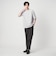 【WEB限定】JUST fit フェイクレイヤード Tシャツ カットソー -吸水速乾・抗菌-