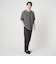 【WEB限定】JUST fit フェイクレイヤード Tシャツ カットソー -吸水速乾・抗菌-