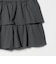 ミニ裏毛 フリル キュロット（ダークグレー）140cm-160cm
