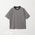 A+ COOL ミジンボーダー ビズ クルーネック カットソー Tシャツ -接触冷感・吸水速乾-