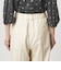 ［size SHORT/TALLあり］ツイル イージー ワイド パンツ オフホワイト