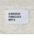 【別注】＜Various Timeless Arts＞シャーリング プリント Tシャツ ミディアムグレー