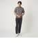 【WEB限定】JUST fit ジャケイン モックネック 半袖 ニット