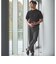 【WEB限定】JUST fit ジャケイン モックネック 半袖 ニット