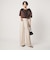 ［size SHORTあり］【WEB限定】＜at ease＞ドロスト ワイド パンツ