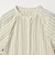 スタンド ストライプ ブラウス