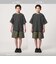 【スタメンシリーズ】ドライワッフル 配色ステッチ Tシャツ / キッズ  100cm-160cm