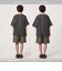 【スタメンシリーズ】ドライワッフル 配色ステッチ Tシャツ / キッズ  100cm-160cm