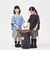 【スタメンシリーズ】ドライワッフル 配色ステッチ Tシャツ / キッズ  100cm-160cm