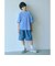 【スタメンシリーズ】ドライワッフル 配色ステッチ Tシャツ / キッズ  100cm-160cm