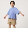 【スタメンシリーズ】ドライワッフル 配色ステッチ Tシャツ / キッズ  100cm-160cm