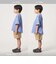 【スタメンシリーズ】ドライワッフル 配色ステッチ Tシャツ / キッズ  100cm-160cm