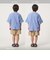 【スタメンシリーズ】ドライワッフル 配色ステッチ Tシャツ / キッズ  100cm-160cm