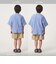 【スタメンシリーズ】ドライワッフル 配色ステッチ Tシャツ / キッズ  100cm-160cm
