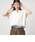 【WEB限定】＜at ease＞スキッパー カットソー 接触冷感 UVカット 遮熱