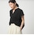 【WEB限定】＜at ease＞スキッパー カットソー 接触冷感 UVカット 遮熱
