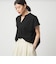 【WEB限定】＜at ease＞スキッパー カットソー 接触冷感 UVカット 遮熱