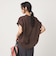 【WEB限定】＜at ease＞スキッパー カットソー 接触冷感 UVカット 遮熱