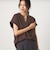 【WEB限定】＜at ease＞スキッパー カットソー 接触冷感 UVカット 遮熱