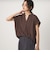 【WEB限定】＜at ease＞スキッパー カットソー 接触冷感 UVカット 遮熱