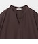 【WEB限定】＜at ease＞スキッパー カットソー 接触冷感 UVカット 遮熱