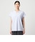 【WEB限定】＜at ease＞スキッパー カットソー 接触冷感 UVカット 遮熱