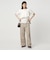 【WEB限定】＜at ease＞フリル カットソー 接触冷感 UVカット 遮熱