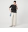 【WEB限定】＜at ease＞フリル カットソー 接触冷感 UVカット 遮熱