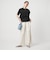 【WEB限定】＜at ease＞フリル カットソー 接触冷感 UVカット 遮熱