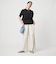 【WEB限定】＜at ease＞フリル カットソー 接触冷感 UVカット 遮熱