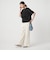【WEB限定】＜at ease＞フリル カットソー 接触冷感 UVカット 遮熱