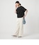 【WEB限定】＜at ease＞フリル カットソー 接触冷感 UVカット 遮熱