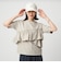 【WEB限定】＜at ease＞フリル カットソー 接触冷感 UVカット 遮熱