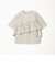 【WEB限定】＜at ease＞フリル カットソー 接触冷感 UVカット 遮熱