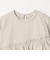 【WEB限定】＜at ease＞フリル カットソー 接触冷感 UVカット 遮熱