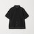 【WEB限定】JUST fit ウールライク ボックス シルエット 半袖 シャツ