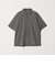 【WEB限定】JUST fit ウールライク ボックス シルエット 半袖 シャツ