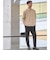 【WEB限定】JUST fit ウールライク ボックス シルエット 半袖 シャツ