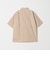 【WEB限定】JUST fit ウールライク ボックス シルエット 半袖 シャツ