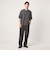 FINE BASIC ハシゴ Super100’s ウール 半袖 Tシャツ