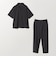 【WEB限定】JUST fit トロピカル セットアップ シャツ＆スラックス -2WAYストレッチ-