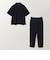 【WEB限定】JUST fit トロピカル セットアップ シャツ＆スラックス -2WAYストレッチ-