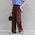 ［size SHORT/TALLあり］ライト リネンライク ストレート パンツ UVカット 通気性