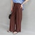 ［size SHORT/TALLあり］ライト リネンライク ストレート パンツ UVカット 通気性