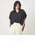 ［size SHORTあり］ショルダー タック スキッパー ブラウス