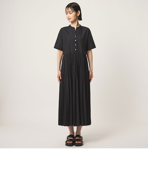 size SHORT/TALLあり］ワッシャー プリーツ ショートスリーブ