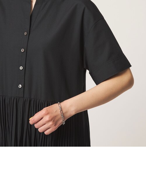 size SHORT/TALLあり］ワッシャー プリーツ ショートスリーブ